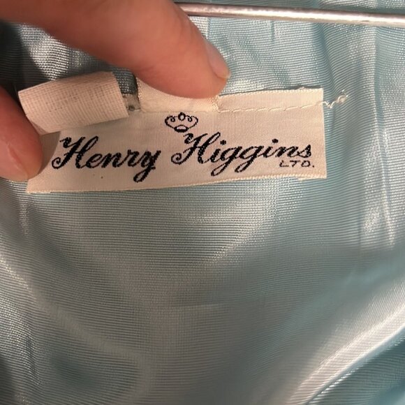 Vintage 1970’s Henry Higgins butterfly collar dress with crushed velvet jacket - Picture 9 of 15